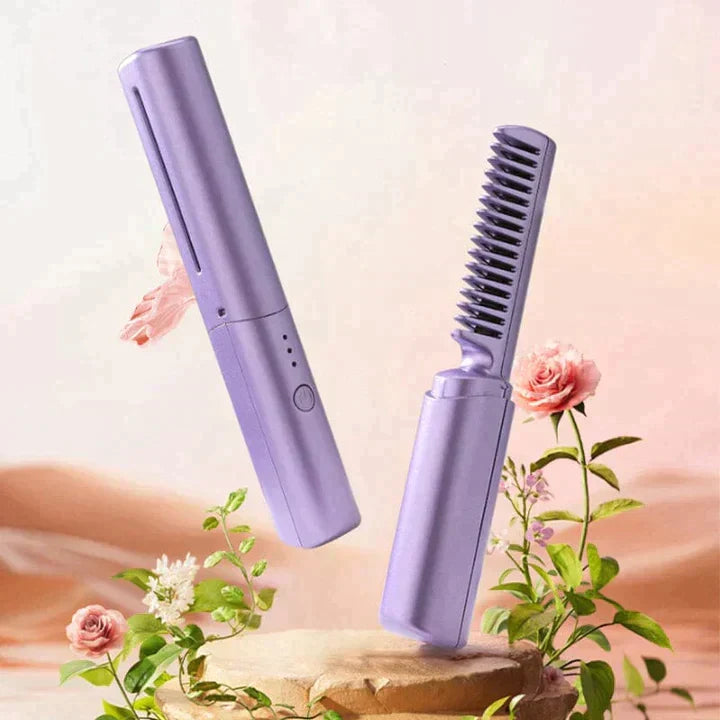 Portable Hair Straightener Comb - pukhtoon.shop