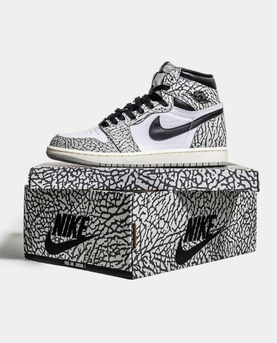 Air Jordan 1 High 'White Cement' Sneakers - pukhtoon.shop