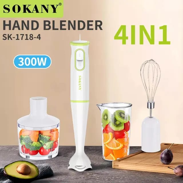 Sokany 4 in 1 Hand Blender - pukhtoon.shop